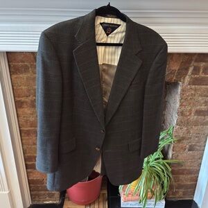 Tommy Hilfiger Plaid Suit Jacket 41R